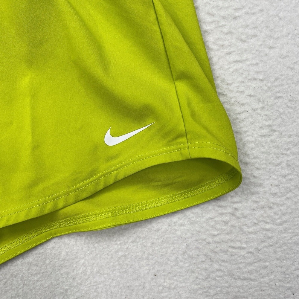 Nike Girl's Dri-Fit High-Waisted Woven Training Shorts Youth Large Green DX4967 - Picture 3 of 10